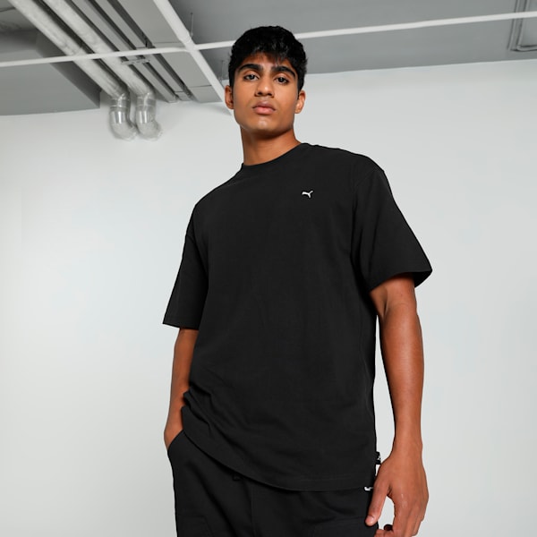 GRAPHICS "The Open Air" Men's Relaxed Fit Tee, PUMA Black, extralarge-IND